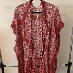 Women's Woven Heart Kimono